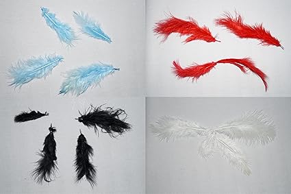 Daedal dream catchers Feathers (White, Black, Blue and Red)