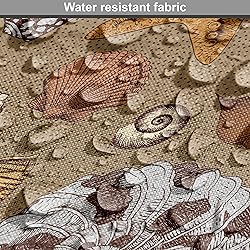 Ambesonne Ocean Fabric by The Yard, Underwater