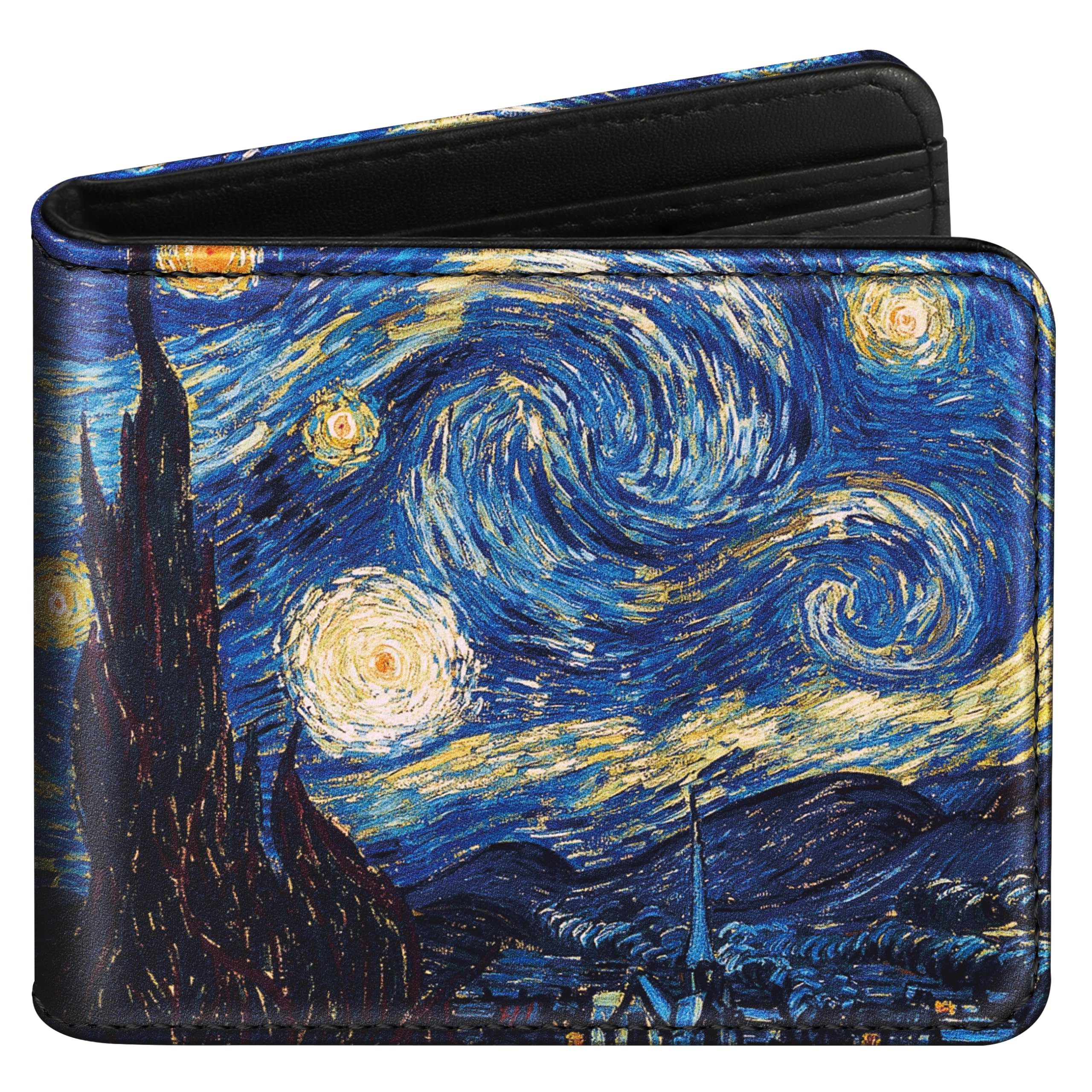 Funermei Cute Wallet for Girls Women Space Leather