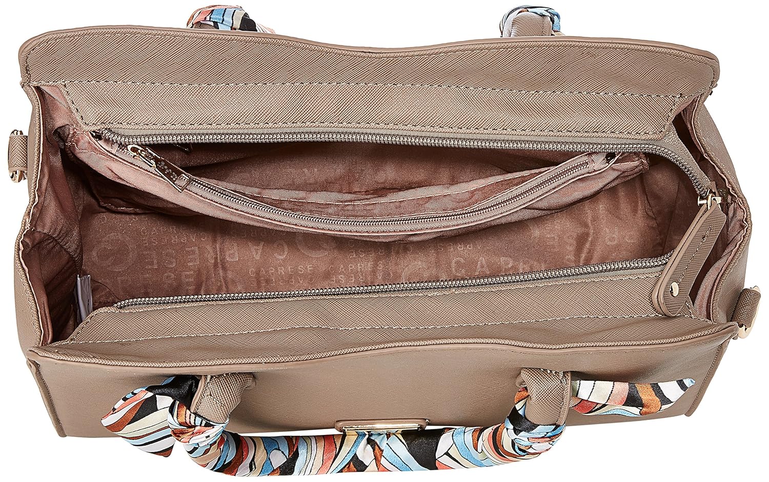 caprese joleen women's satchel (taupe)