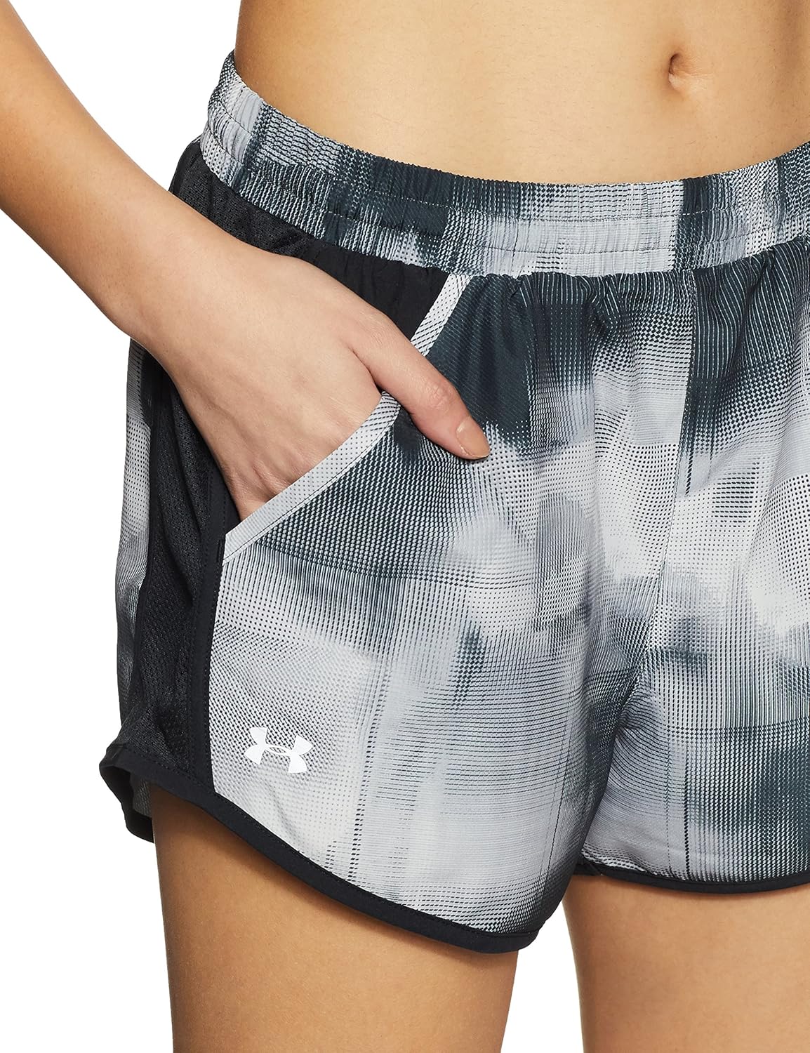 under armour fly by printed women's shorts