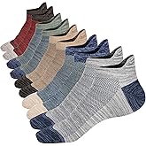 Mottee&Zconia Ankle Low Cut Socks for Men/Women Short Cotton Casual Anti-Skid Moisture Wicking Socks
