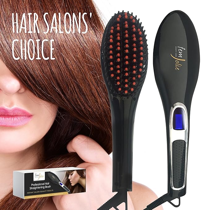 femjolie hair straightening brush