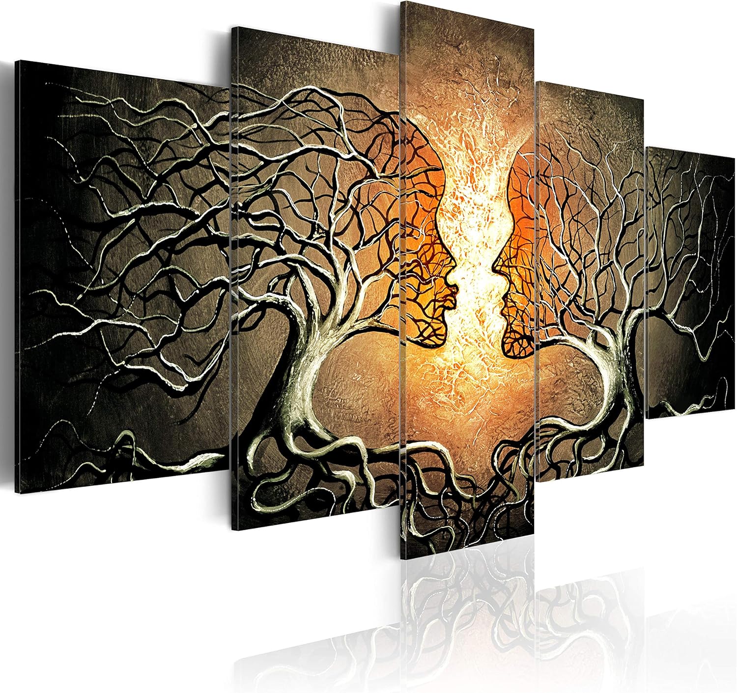 artgeist Glass Wall Art Acrylic Print Tree Love 39