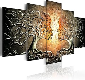 artgeist Glass Wall Art Acrylic Print Tree Love 39