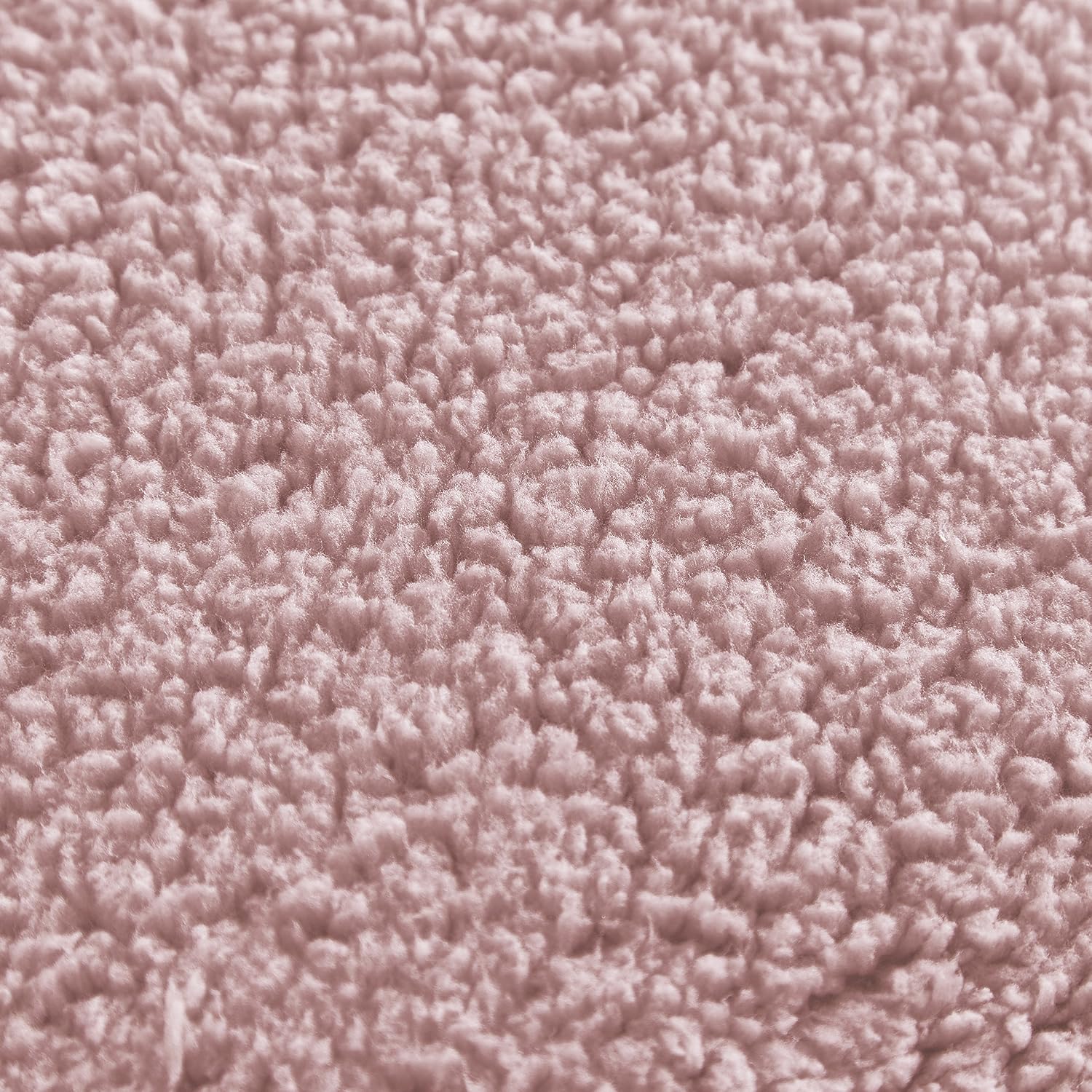 Silentnight Teddy Fleece Bedding - Teddy Bear Fleece Bottom Sheet Duvet Set Warm Cosy Fluffy Winter (Blush, King, Fitted Sheet) - Image 3
