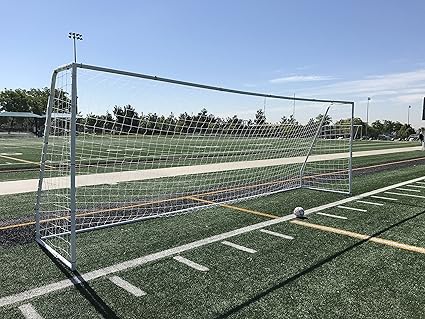 official soccer net size