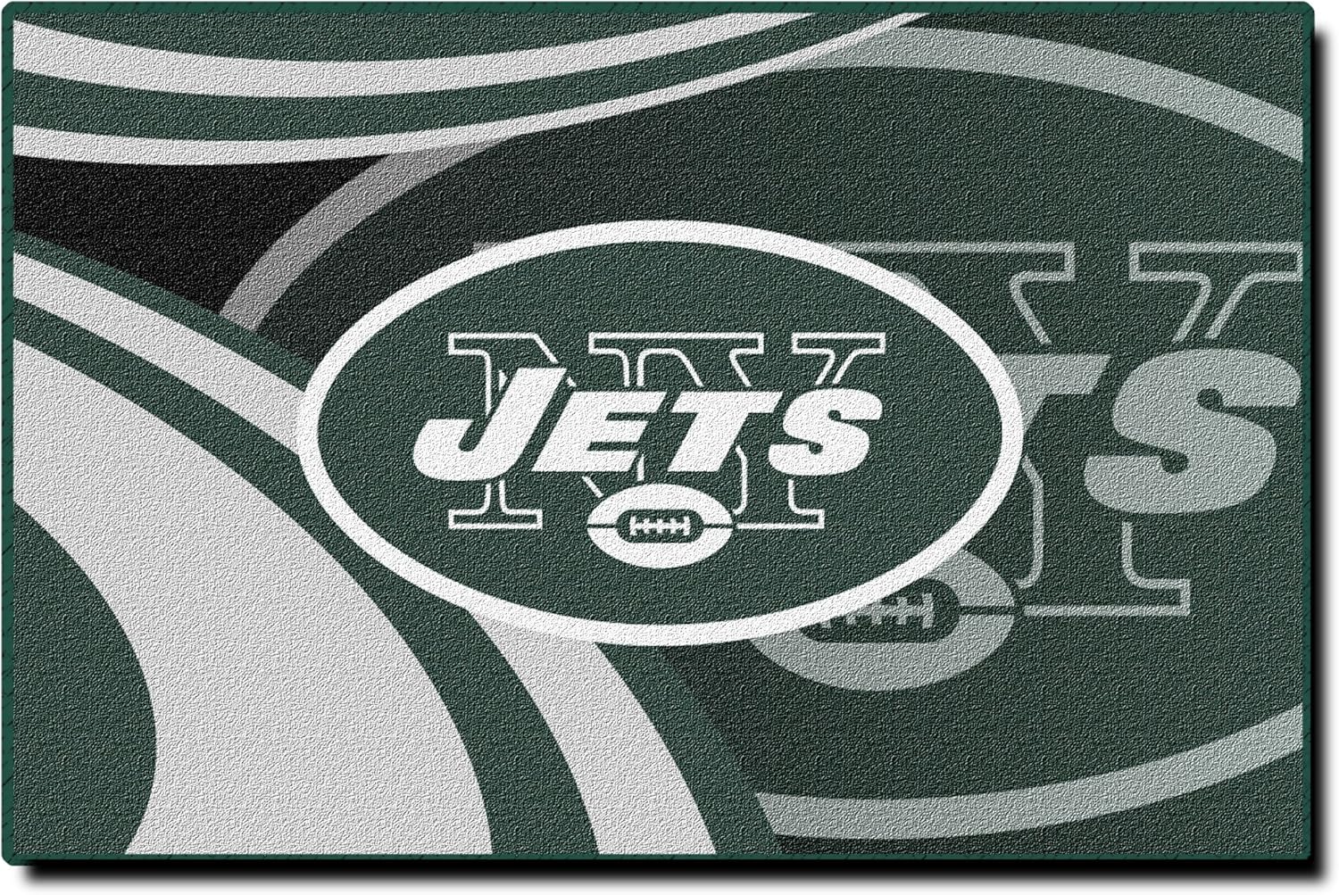 NFL New York Jets 39Inchby59Inch Taba Rug "Cosmic