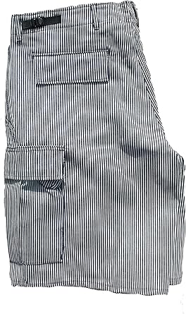 striped navy trousers