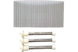 GENERIC Complete Set of Longer Life Bulbs/Heating Elements 1500 Watt for Models GEN4 & USA1000