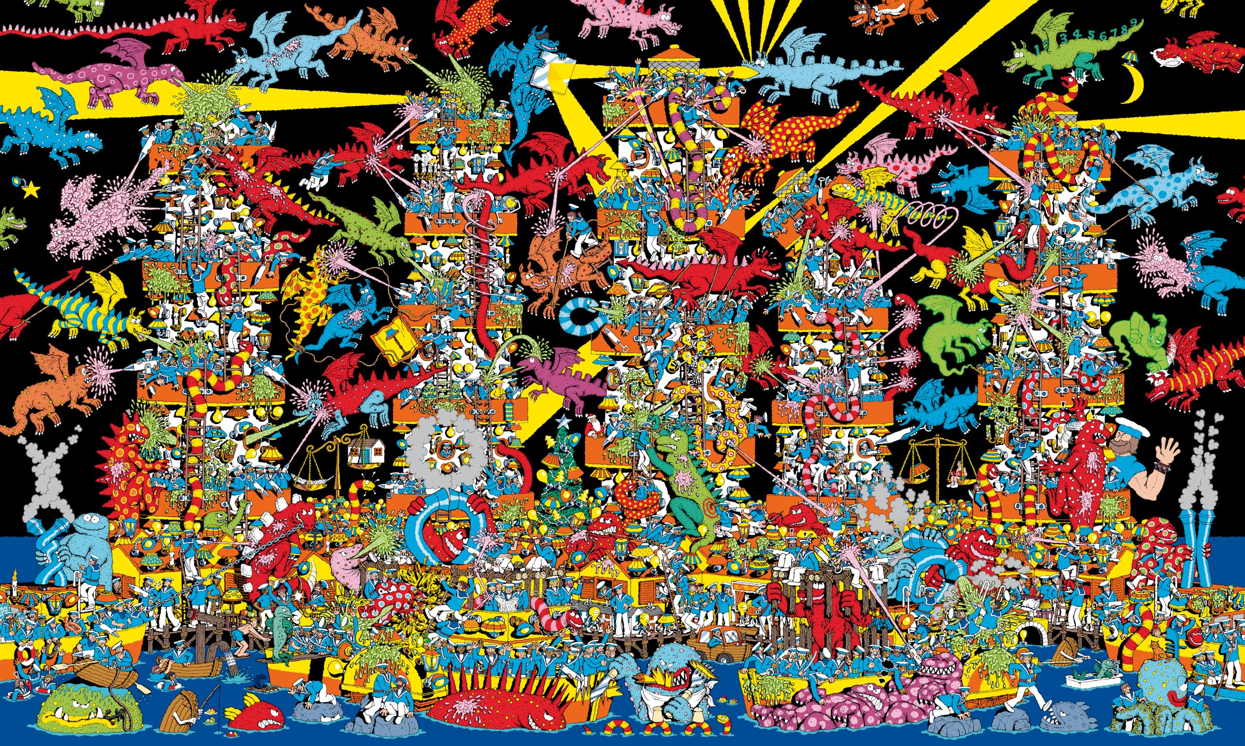 Where's Waldo? The Wonder Book: Deluxe Edition with New Searches and Collectible Poster (A Hidden Object Activity Book with Search & Find Puzzles and Spot-the-Difference Game)