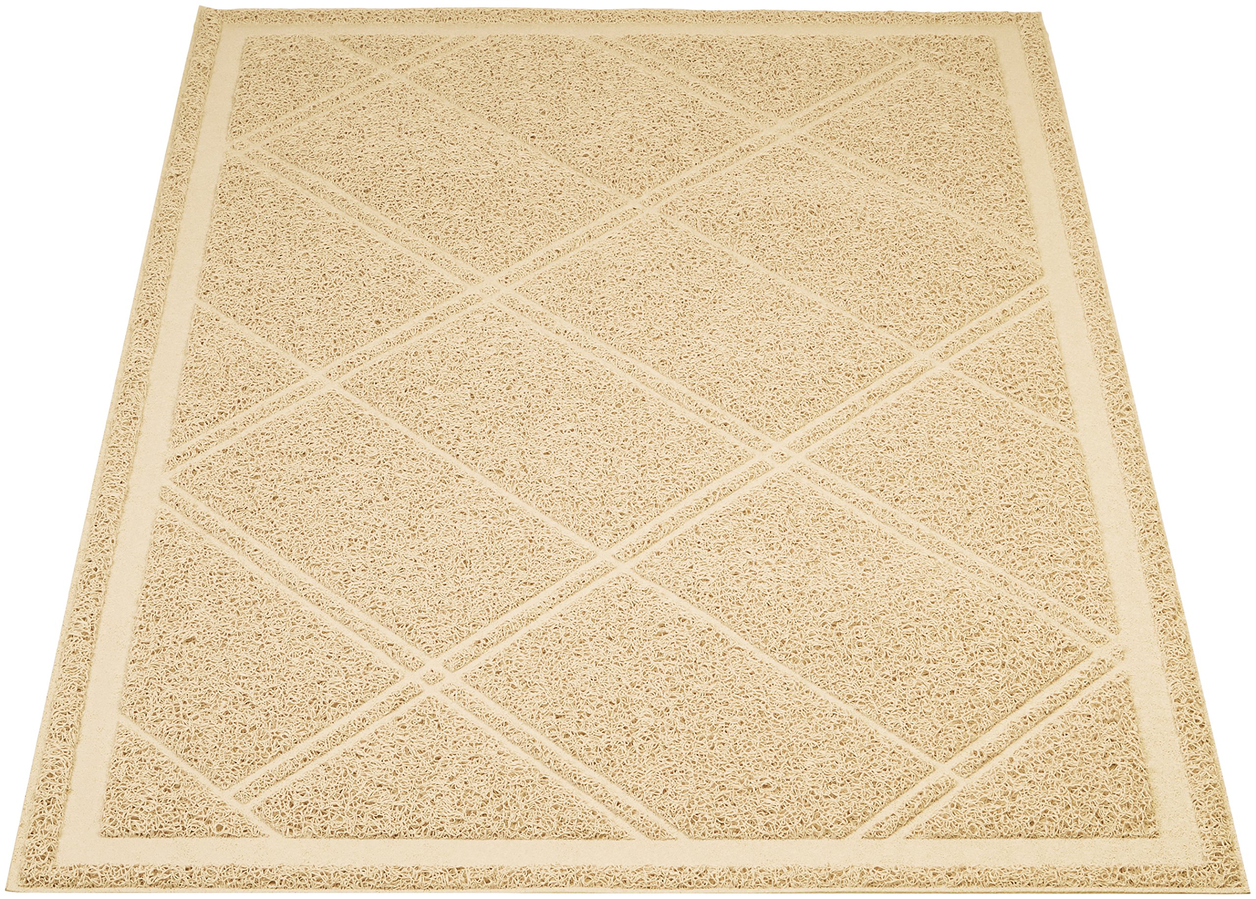 Amazon Basics Cat Litter Mat, Tan, 24" x 35"