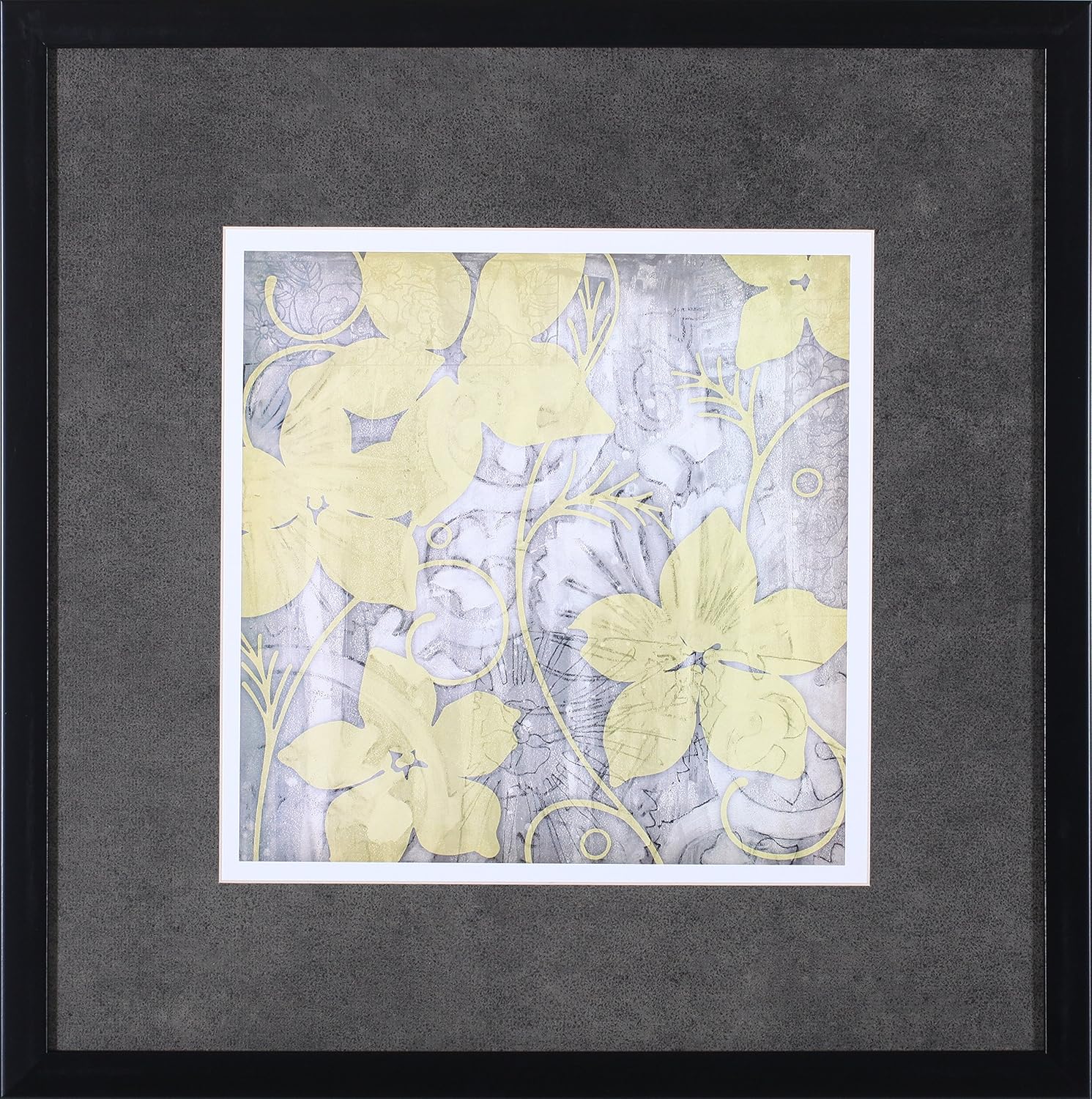 B00ujnlmge F アート効果イエローとグレーiフレーム壁アート イエロー グレー ベビーフォトフレーム写真立て 印象のデザイン