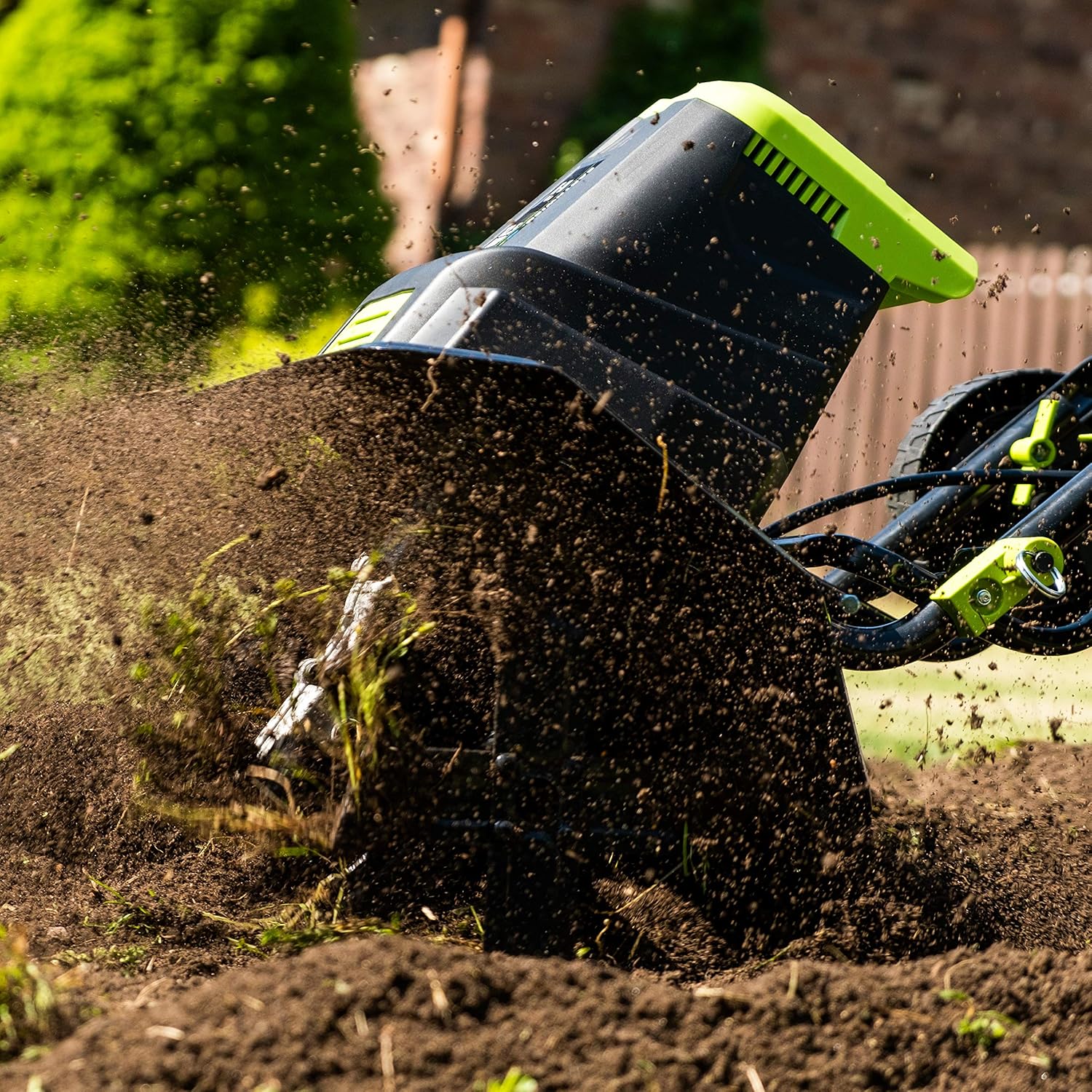 Earthwise TC70125 12.5-Amp 16-Inch Corded Electric Tiller/Cultivator, Green : Garden & Outdoor