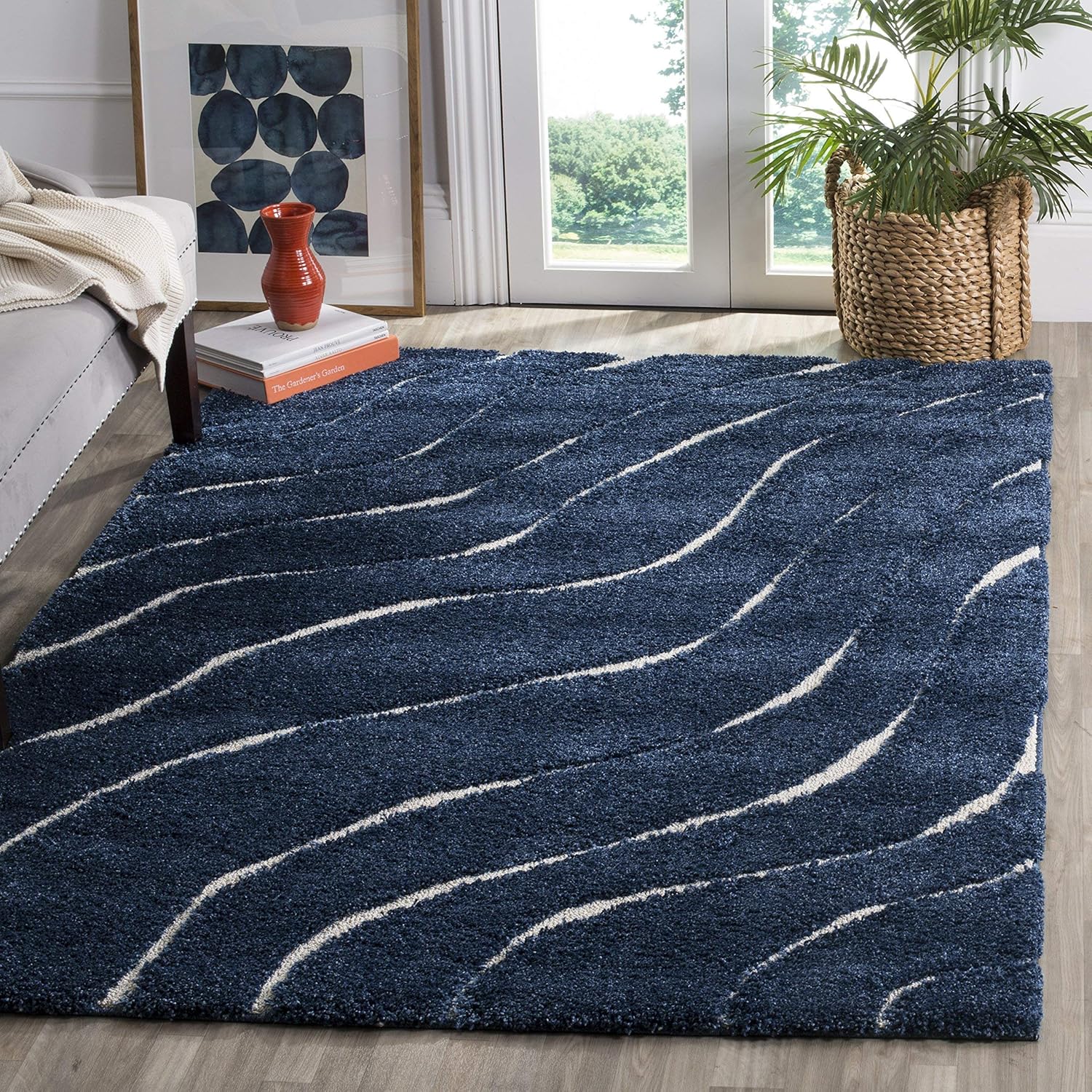 Buy DREAM RUGS Ultra Soft Handwoven High & Low Modern Shag Carpets Anti