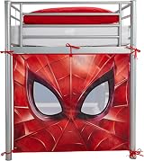 Spider-Man Midsleeper Bed Tent by HelloHome, Red, 80x190x90 cm view 2