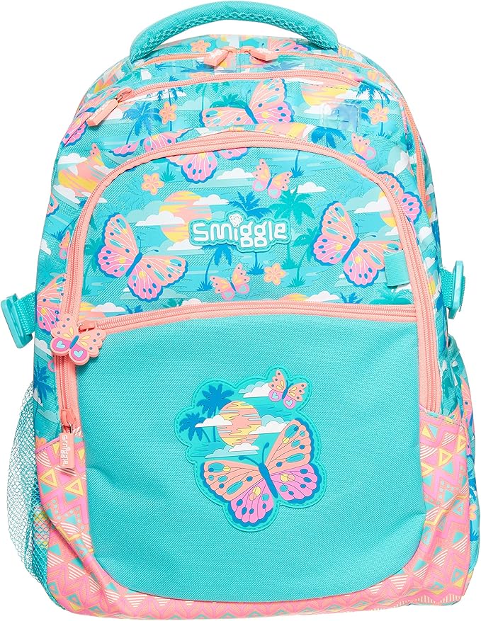 Smiggle Explore Attachable School Backpack for Girls & Boys with Laptop