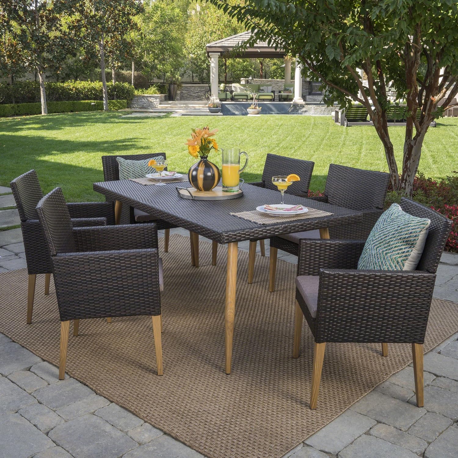 Best 7 piece metal outdoor dining set