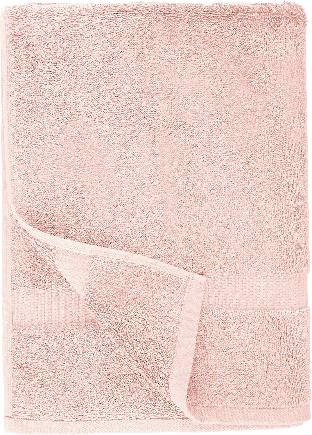  Brand – Pinzon Organic Cotton Bathroom Towels, 6-Piece Set, Blush Peach/Pink: Home & Kitchen