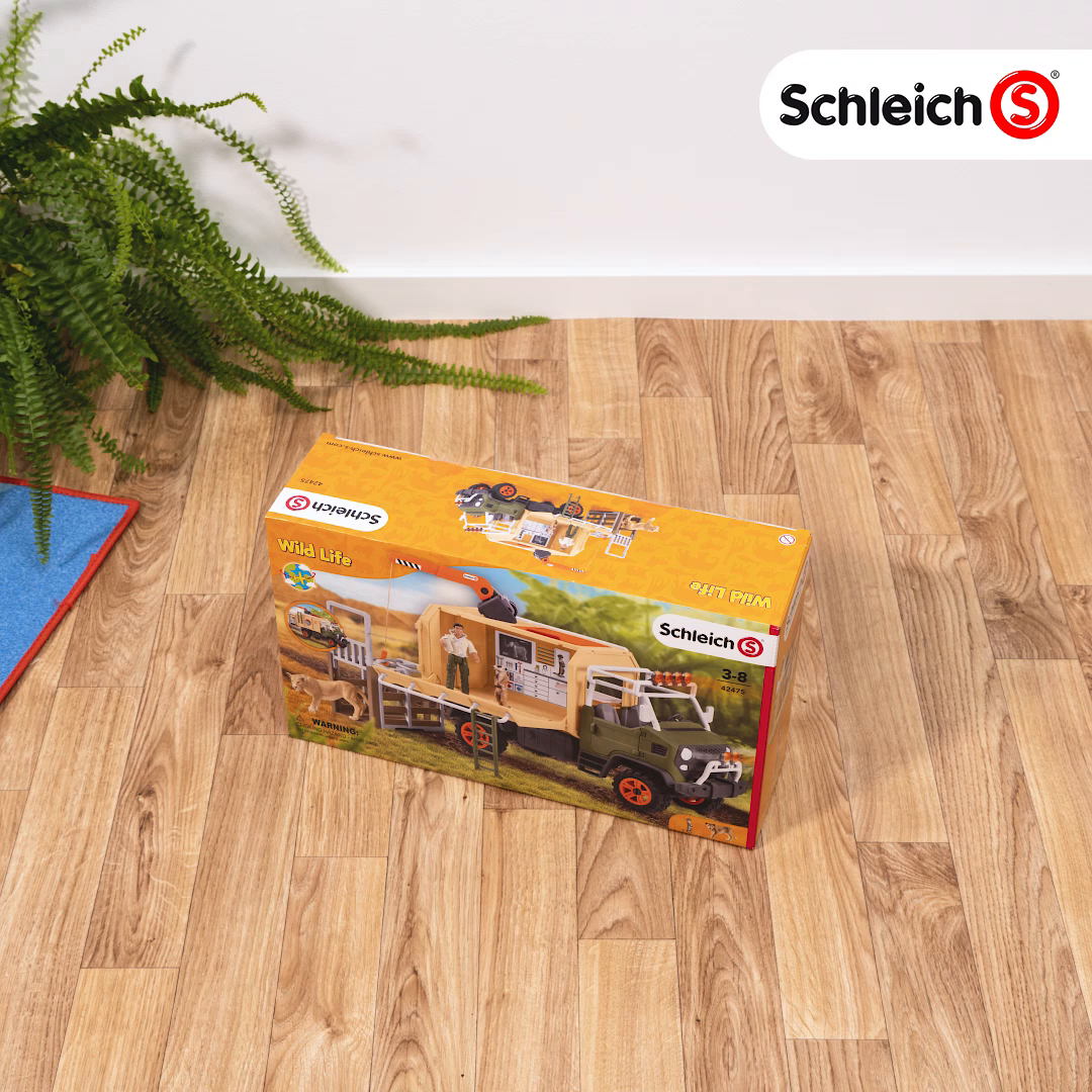 schleich 42475 Großer Truck Tierrettung, für Kinder ab 3 Jahren, Wild Life - Spielset – Bild 8