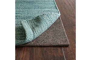 RUGPADUSA - Contour-Lock - 9'x12' - 1/8" Thick - Felt and Rubber - Quality Non-Slip Rug Pad - Subtle Cushioning with Reliable Gripping Power, Safe for All Floors