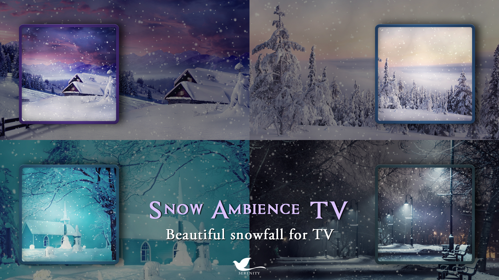 image for Serenity Snow Ambience Tv