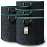 GardenGloss Plant Bag Set of 5 - 30L Non-Woven Fabric for Plants view 1