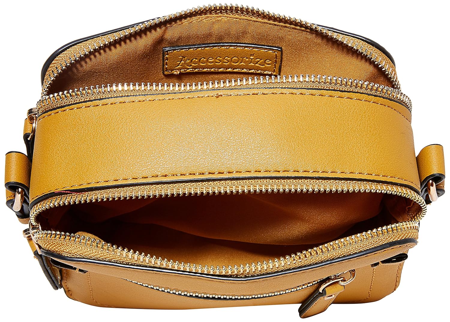 accessorize women's sling bag (yellow)