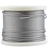 T316-Stainless Steel 1/8'' Aircraft Wire Rope for