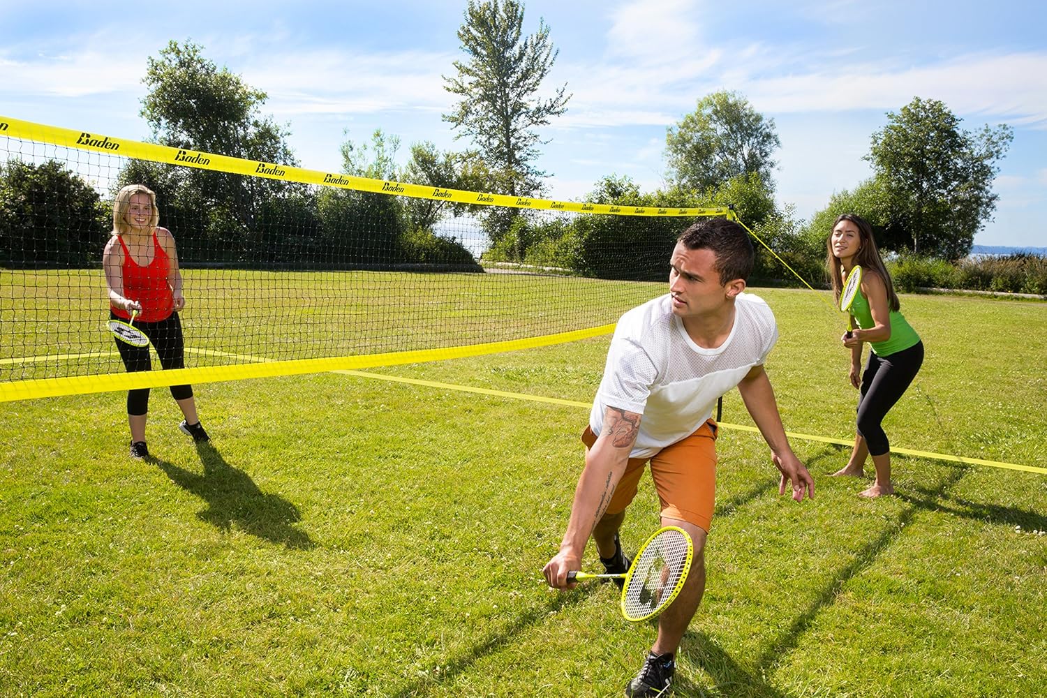 Baden Champions Badminton Set : Volleyball Net Set : Sports & Outdoors