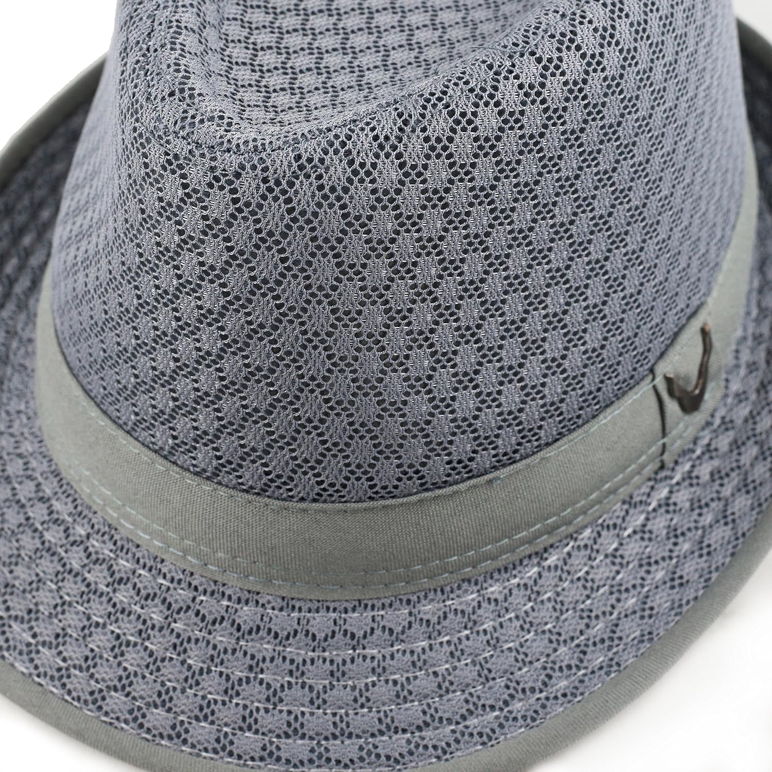 Black Horn Light Weight Classic Soft Cool Mesh Fedora hat at  Women’s Clothing store