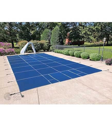 SHADEWIZ Sicherheitsabdeckung Für Untergrund-Pool – 45,7 X 91,4 Cm, Inkl. Montagezubehör