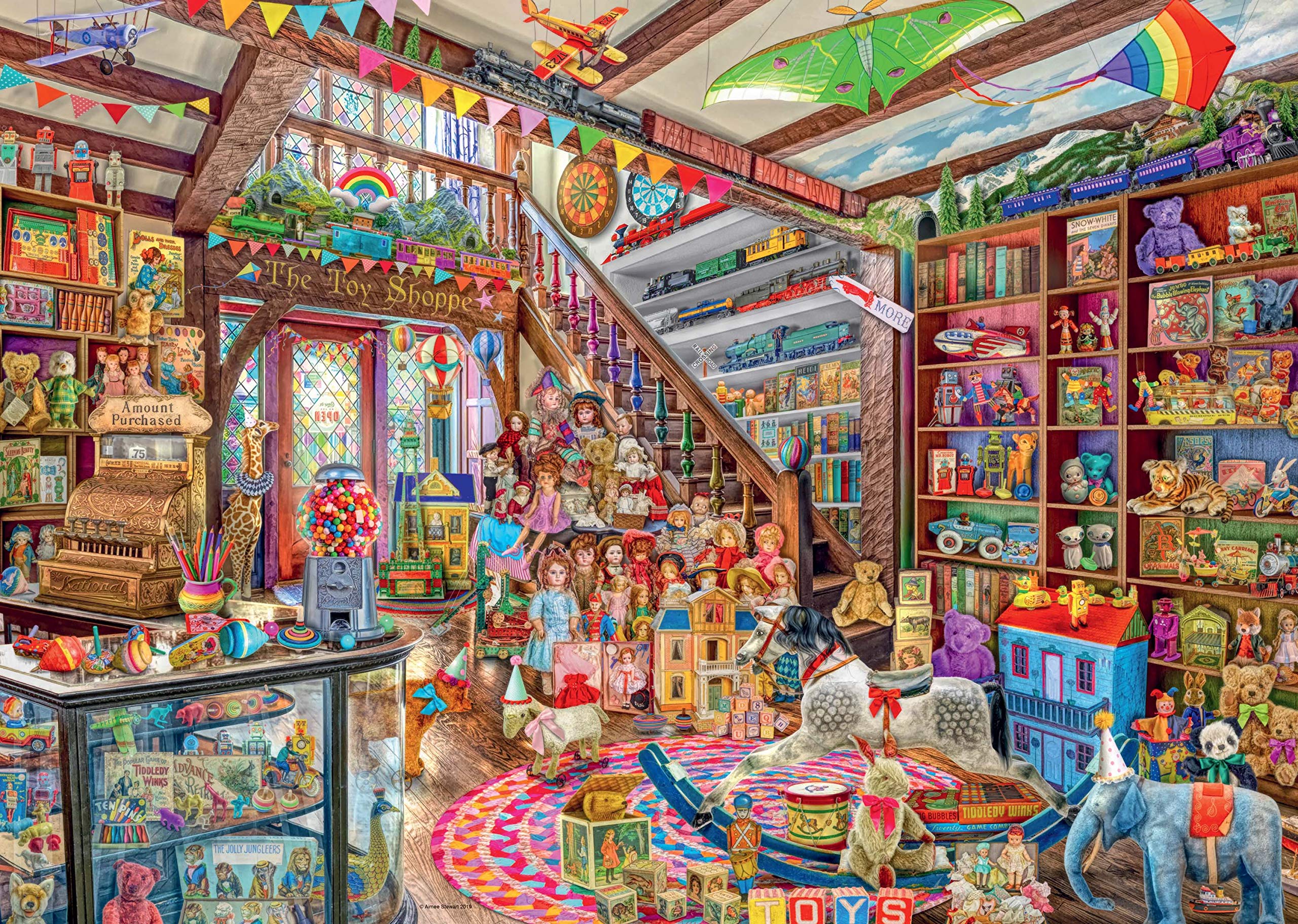 Ravensburger Aimee Stewart The Fantasy Toy Shop 1000 Piece Jigsaw Puzzle for Adults & for Kids Age 12 and Up — image 1