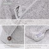 myHomeBody Hair Towel Wrap Luxury Rapid-Dry Turban Charcoal Fiber Gray view 5
