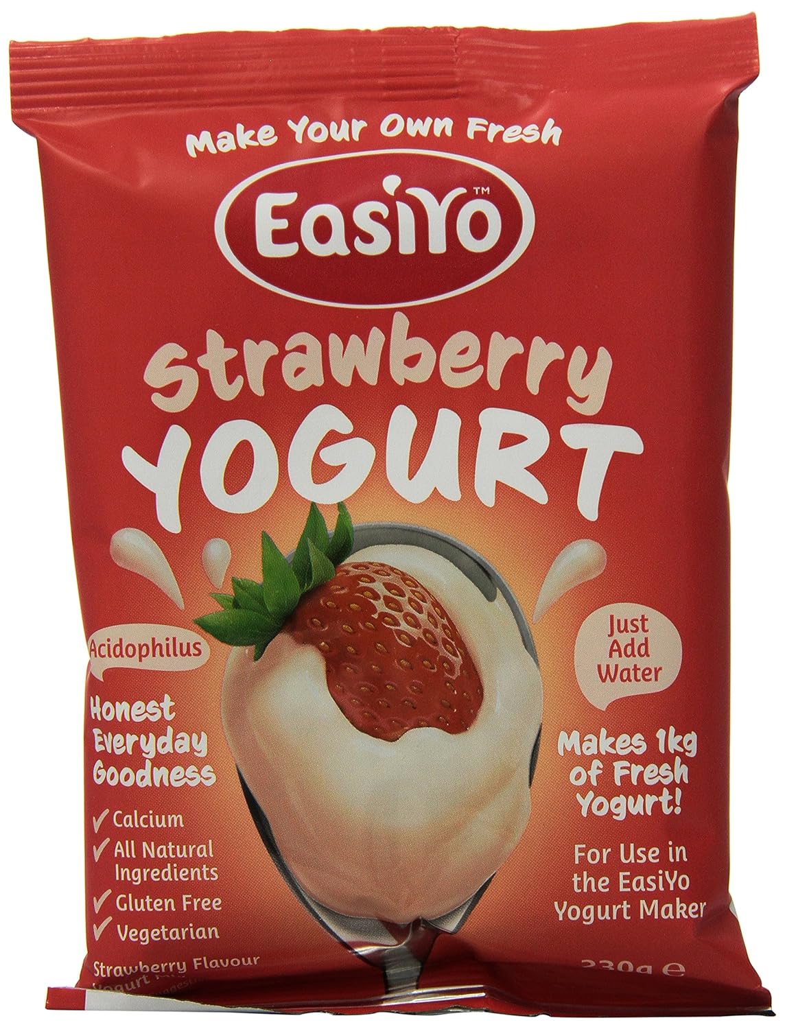 EasiYo Yogurt Mix, Strawberry, 8 Count Grocery & Gourmet Food