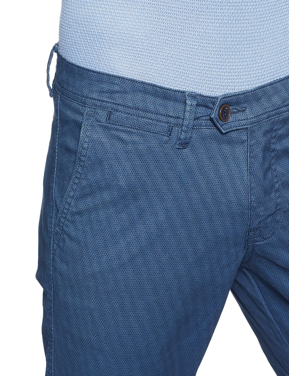 allen solly men's slim fit casual trousers