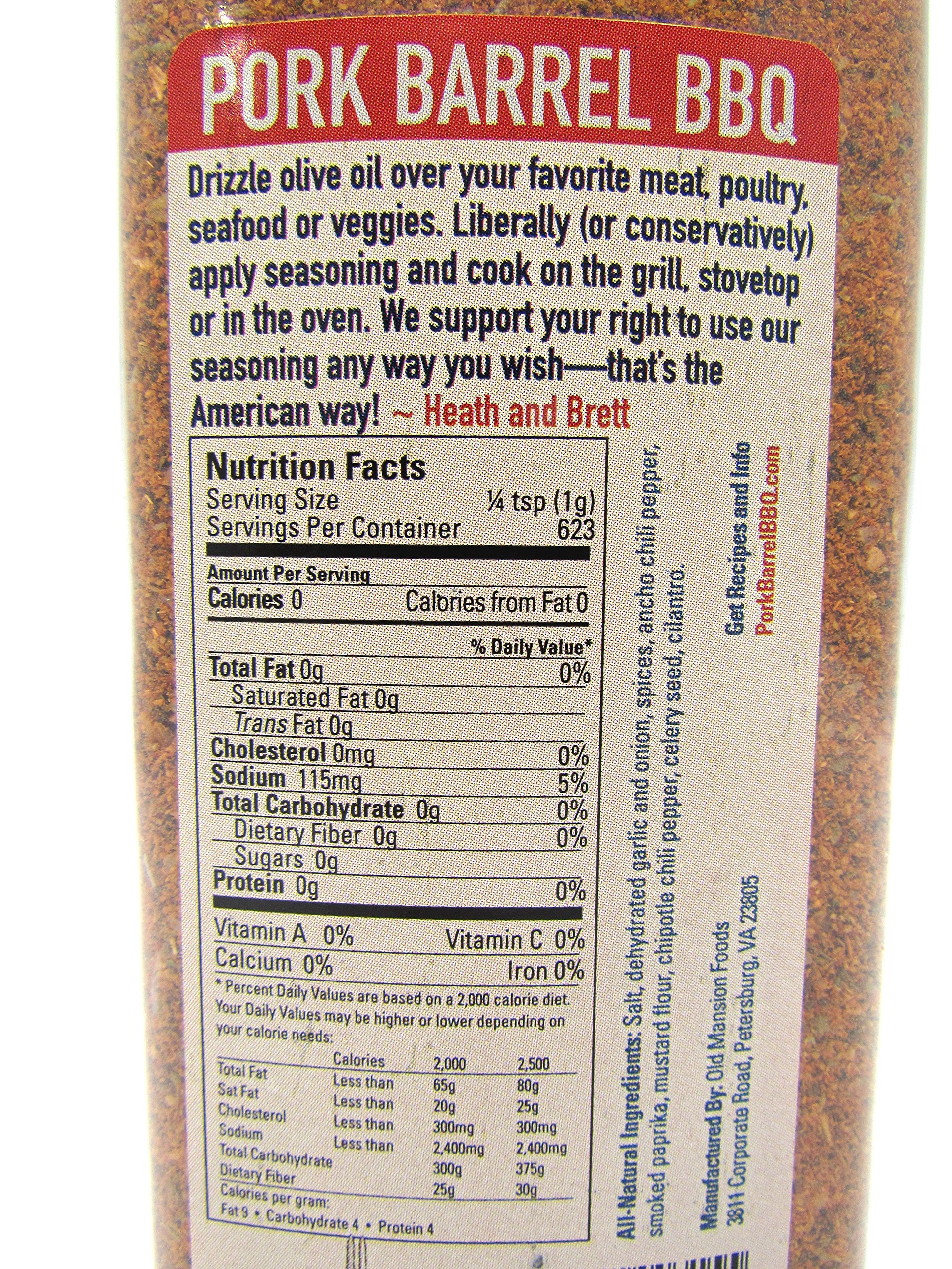 Pork Barrel BBQ Bulk All American Seasoning Mix, 22 Ounce eBay