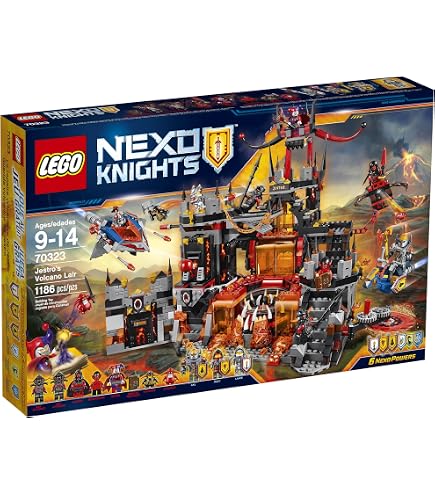 Amazon.com: LEGO Nexo Knights 70323 Jestro's Volcano Lair Building