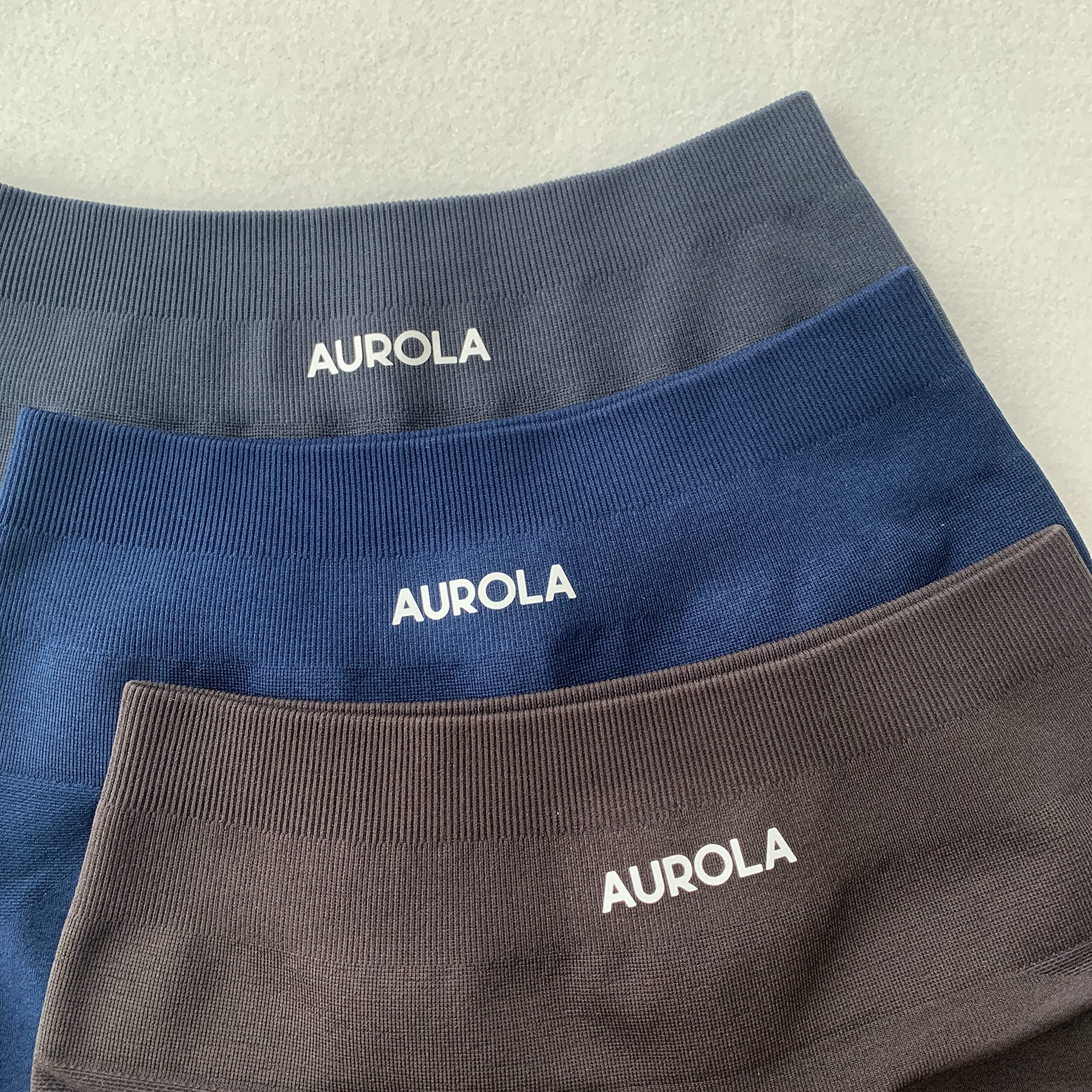AUROLA Intensify Workout Shorts for Women Seamless Scrunch Short Gym Yoga Running Sport Active Exercise Fitness Shorts