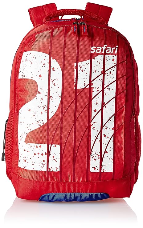 Safari 31 Ltrs Red Casual Backpack (Twentyone Red)