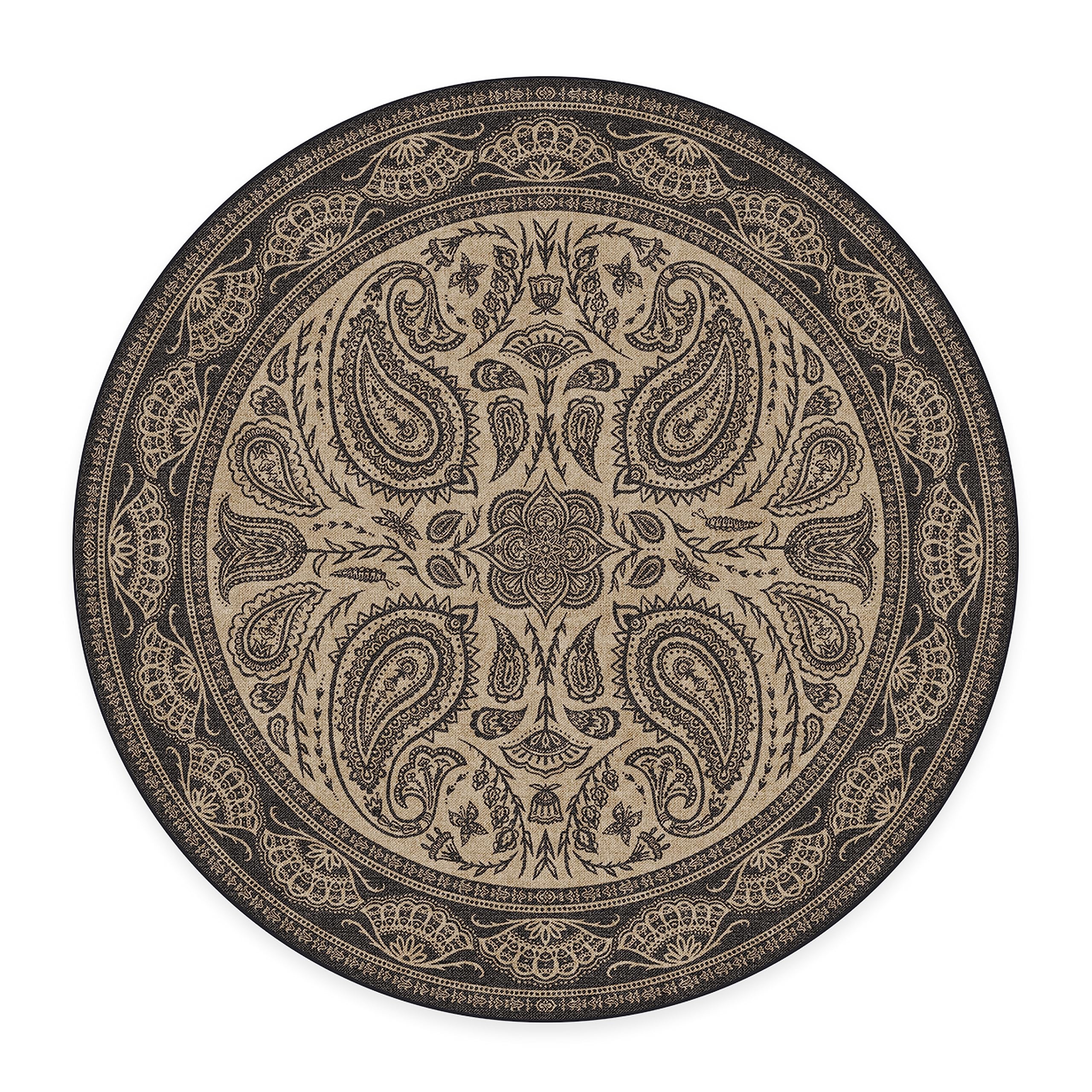 RUGGABLE x Iris Apfel Round Rug - Perfect Geometric