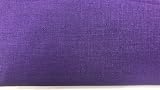M & J Plain Purple Cotton Fabric 60in Wide 100% Cotton 1 Metre view 2