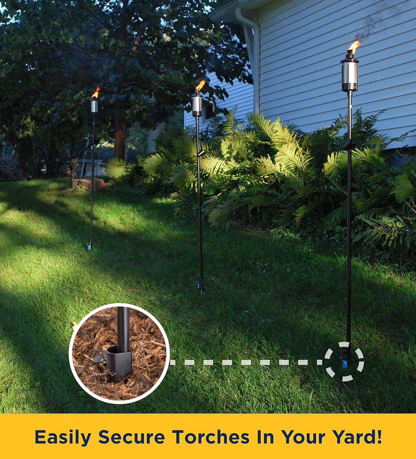 Amazon Com Tiki Brand Torch Stake Accessory Single Stake Landscape Torch Lights Garden Outdoor Amazon Com Tiki Brand Torch Stake Accessory Single Stake Landscape Torch Lights Garden Outdoor