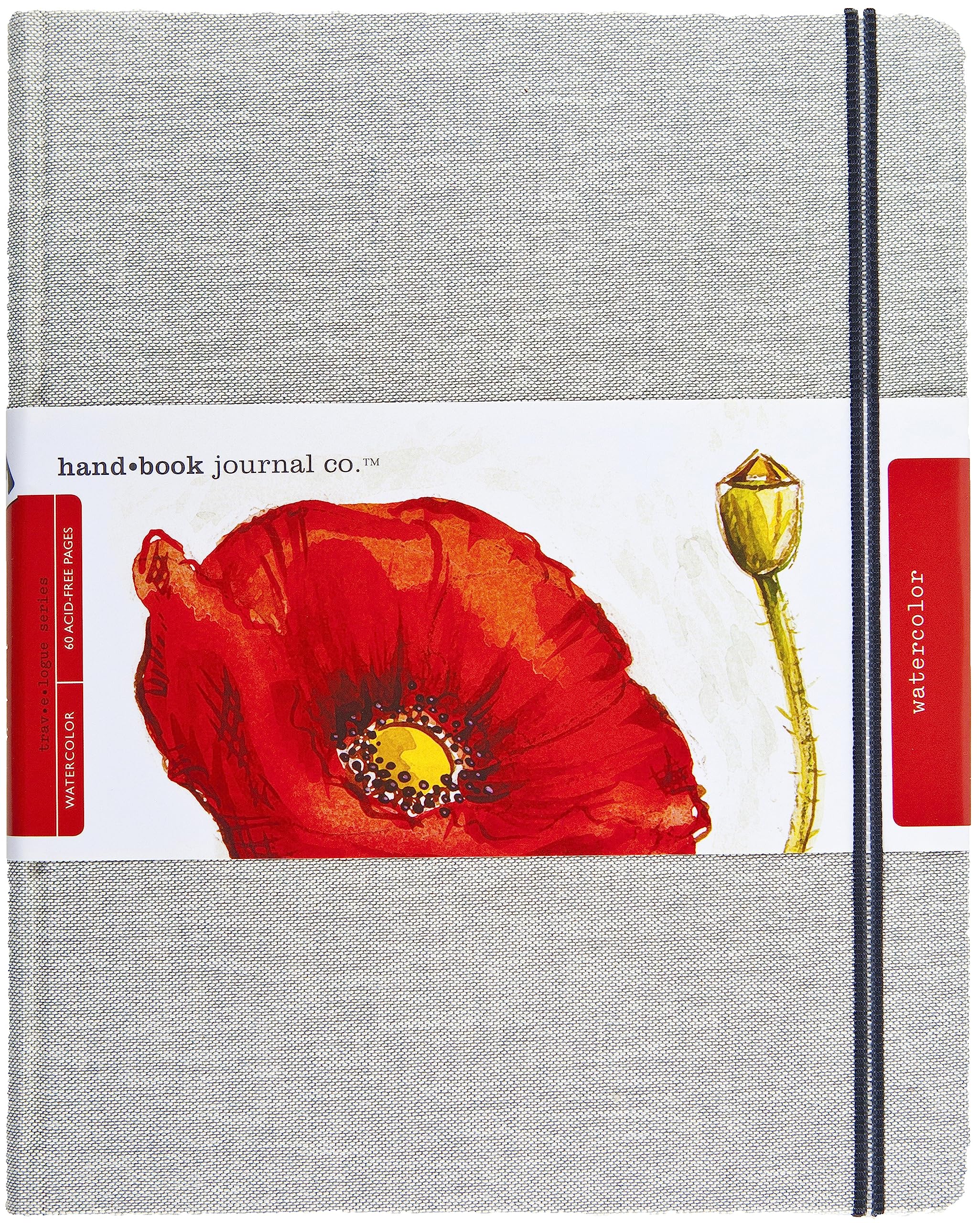 Speedball Linen Watercolour Journal 300gsm, Grand Portrait, White, 10.5 x 8.25, For Painting, Drawing, Students, Artists, Journaling — image 1