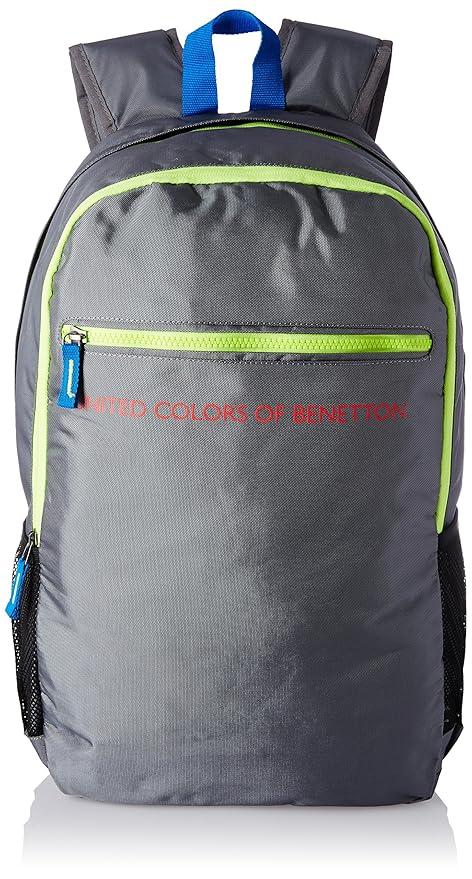 United Colors of Benetton 21 Ltrs Grey Casual Backpack (16A6BAGT7004I)