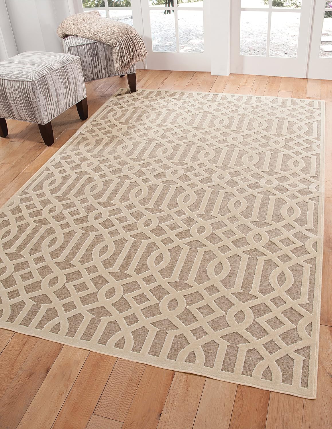 Amazon Com Abacasa Napa Gilford Area Rug 5 Feet 3 Inch By 7 Feet