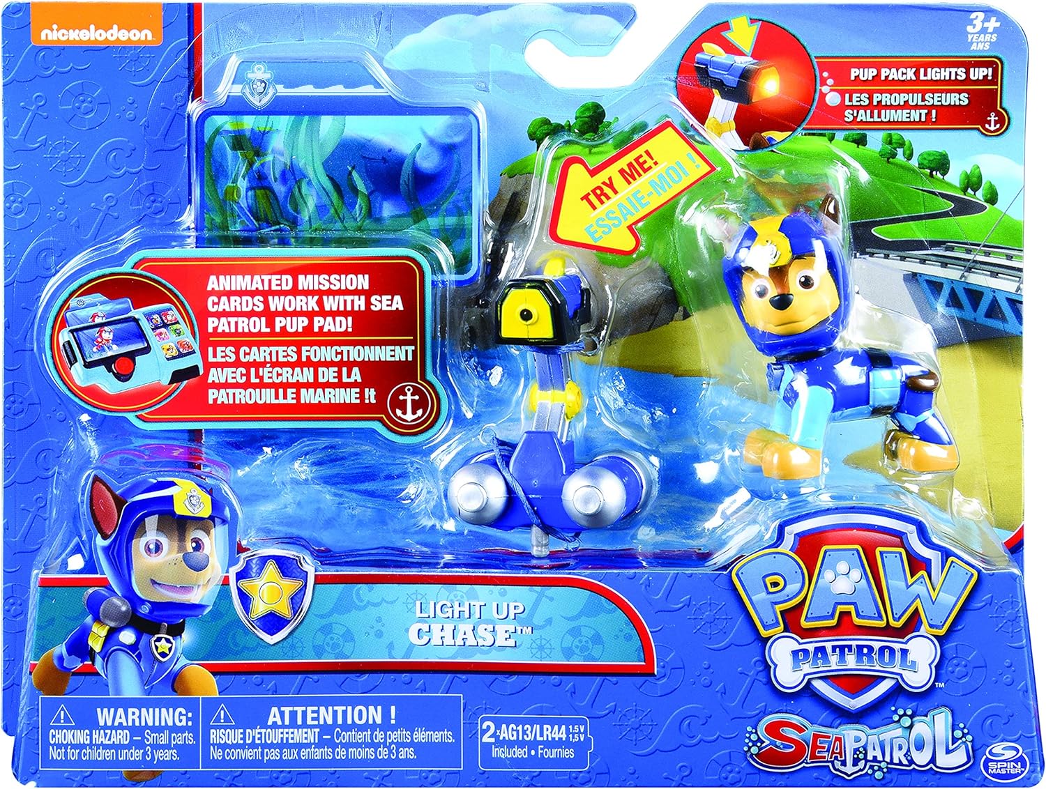 Paw Patrol 6040263 Sea Patrol Deluxe Figure Chase Toy Amazon.co.uk