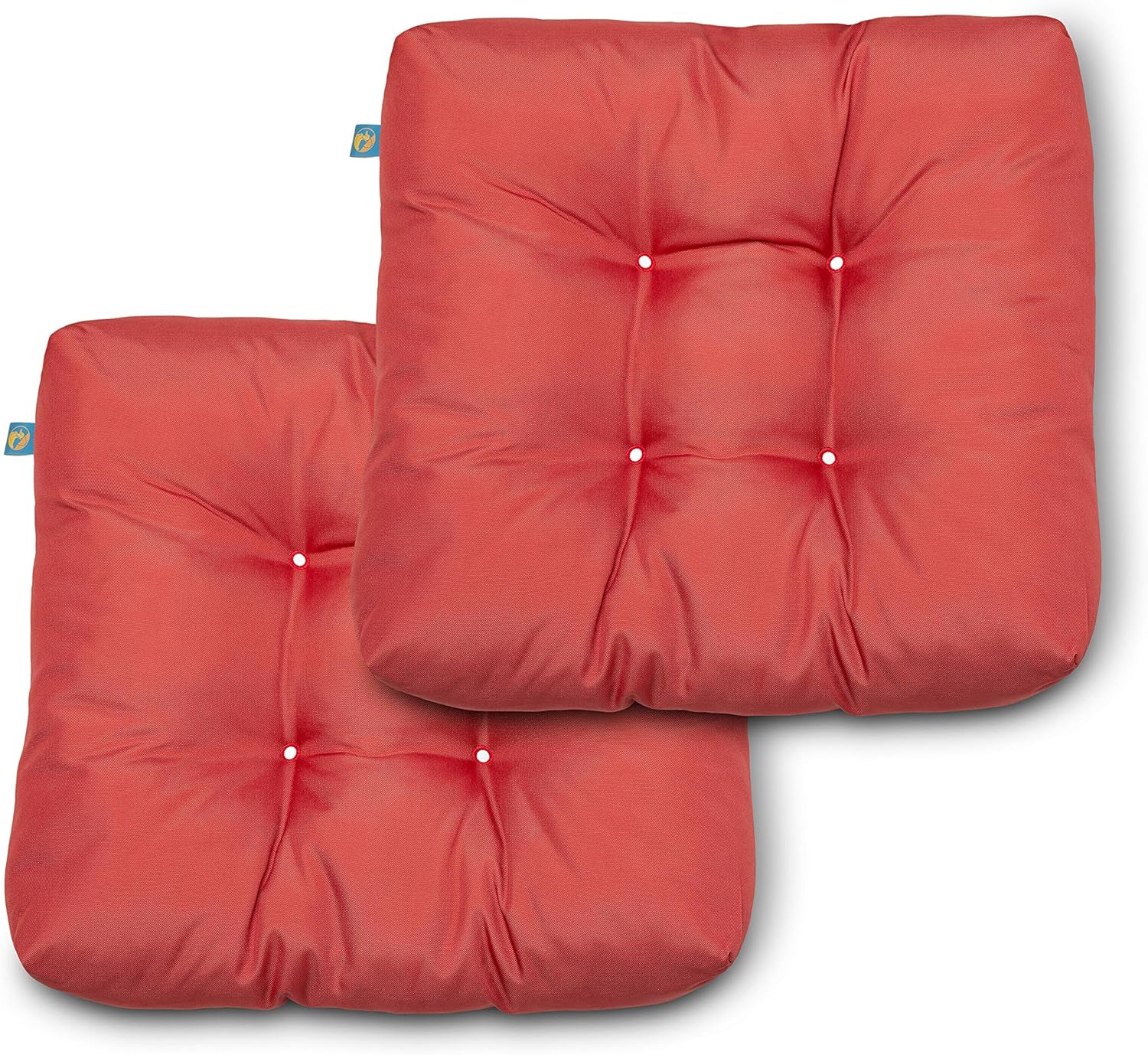 Duck Covers Water-Resistant 19 x 19 x 5 Inch Indoor Outdoor Seat Cushions, Tang Thang, 2-Pack : Garden & Outdoor