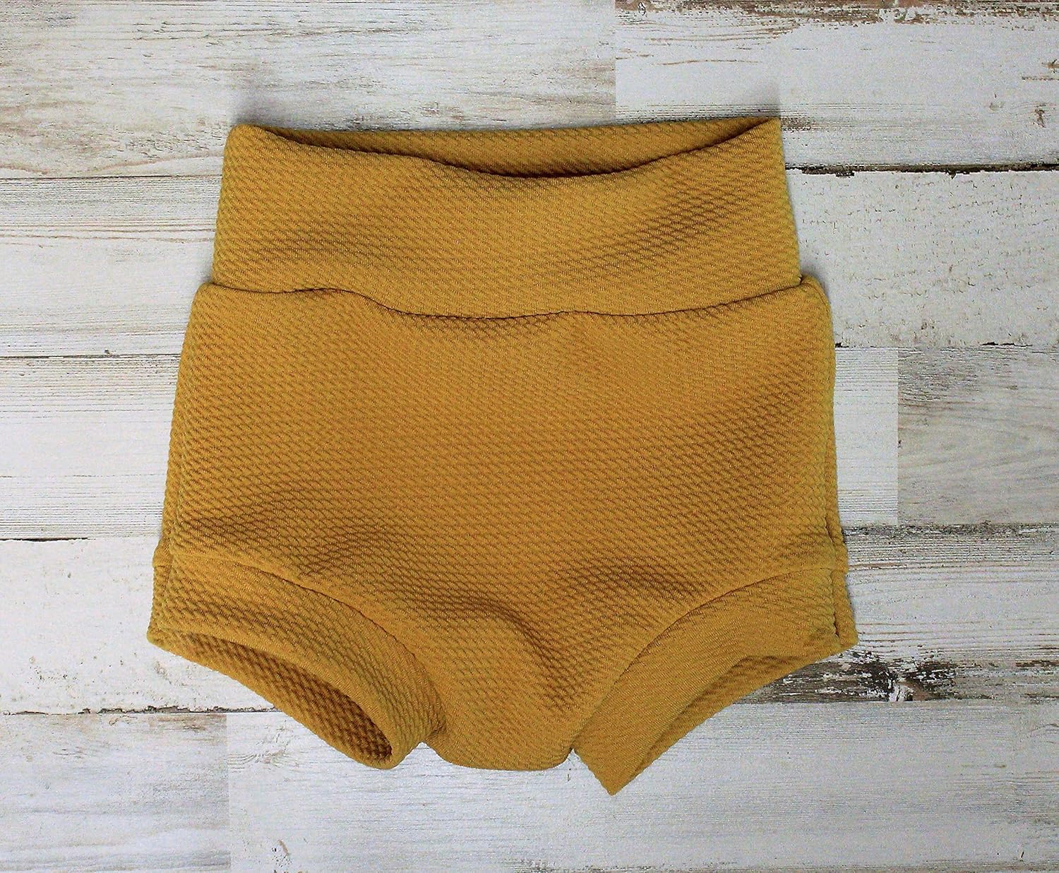 high waisted baby shorts