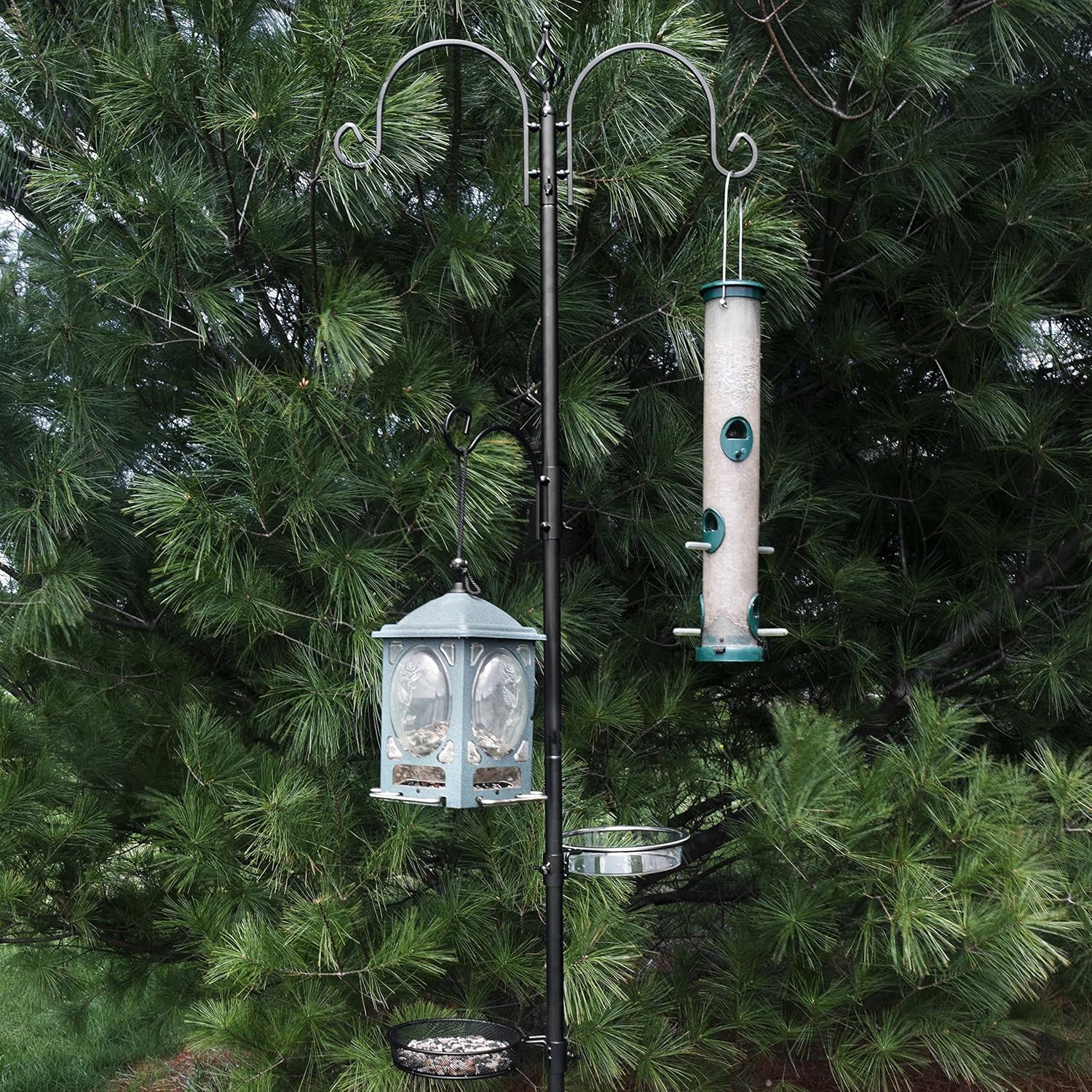 Amazon Com Deluxe Bird Feeding Station Bird Feeders For